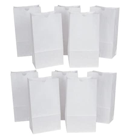 Rainbow Kraft Bag, White, 6in X 3.63in X 11in, PK100, Material: Paper